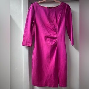 Trina Turk Fuchsia Long Sleeve Dress